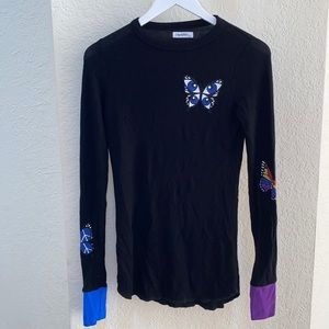 Lauren Moshi Bytterfly Mckinley Long Sleeve Fitted Thermal w Thumbholes